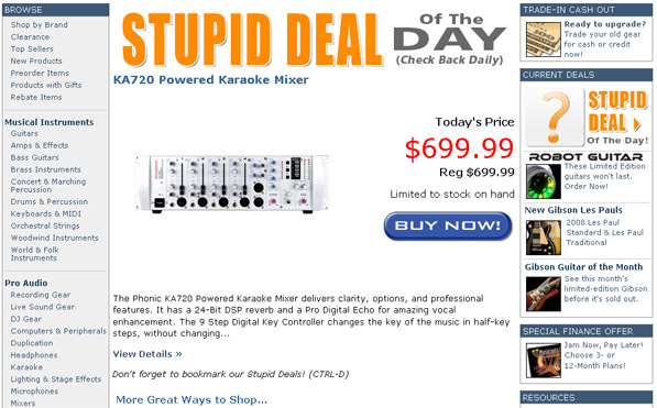 The following members say thank you to Willie Poole for this post: Details: Click through our link to get more details. Save with Musician’s Friend Stupid Deal of the Day.